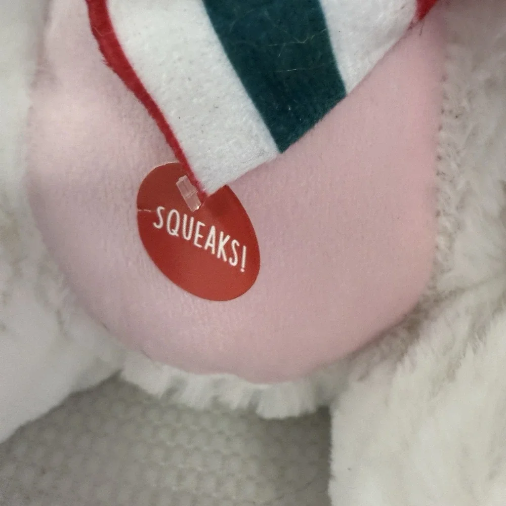 NEW Petsmart 2023 Bliss Unicorn Rainbow‎ Plush Stuffed Toy Dog Squeaker Chew